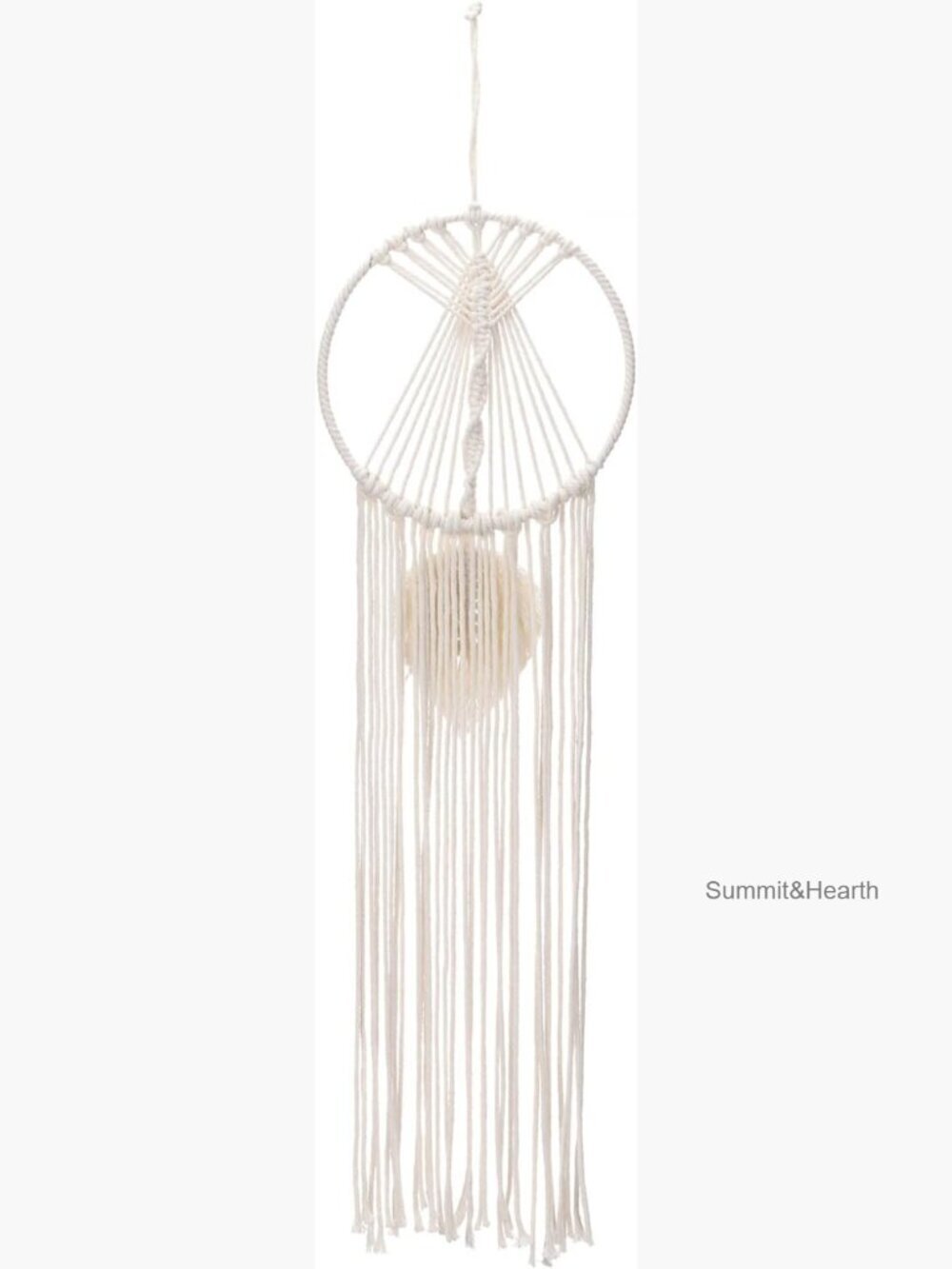 Handmade Macrame Dream Catcher Wall Hanging Leaf Design Home Decor